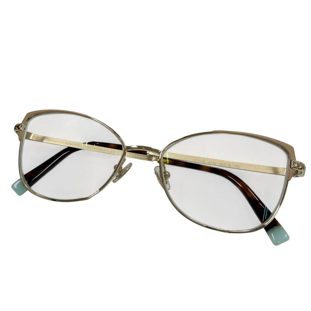Excellent TIFFANY&Co. Glasses Marble Unisex gold Women