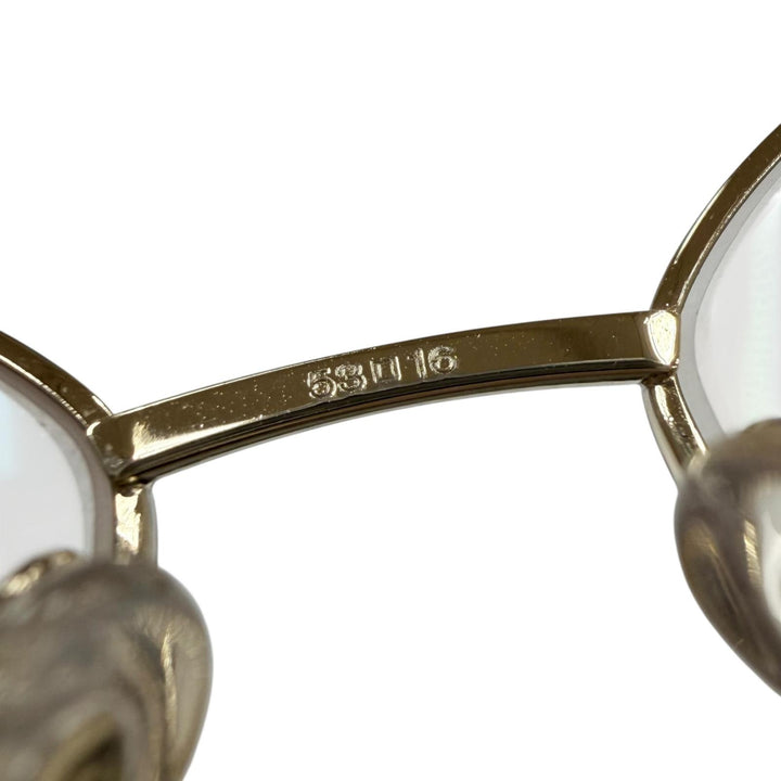 Excellent TIFFANY&Co. Glasses Marble Unisex gold Women