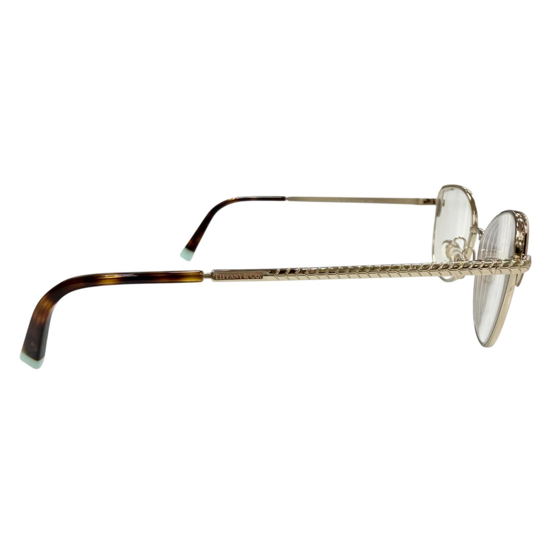 Excellent TIFFANY&Co. Glasses Marble Unisex gold Women