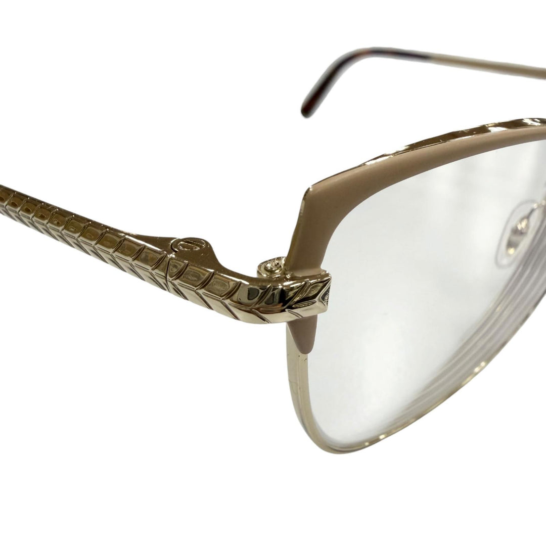 Excellent TIFFANY&Co. Glasses Marble Unisex gold Women