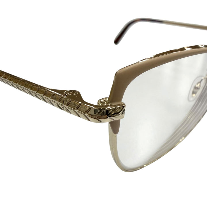 Excellent TIFFANY&Co. Glasses Marble Unisex gold Women
