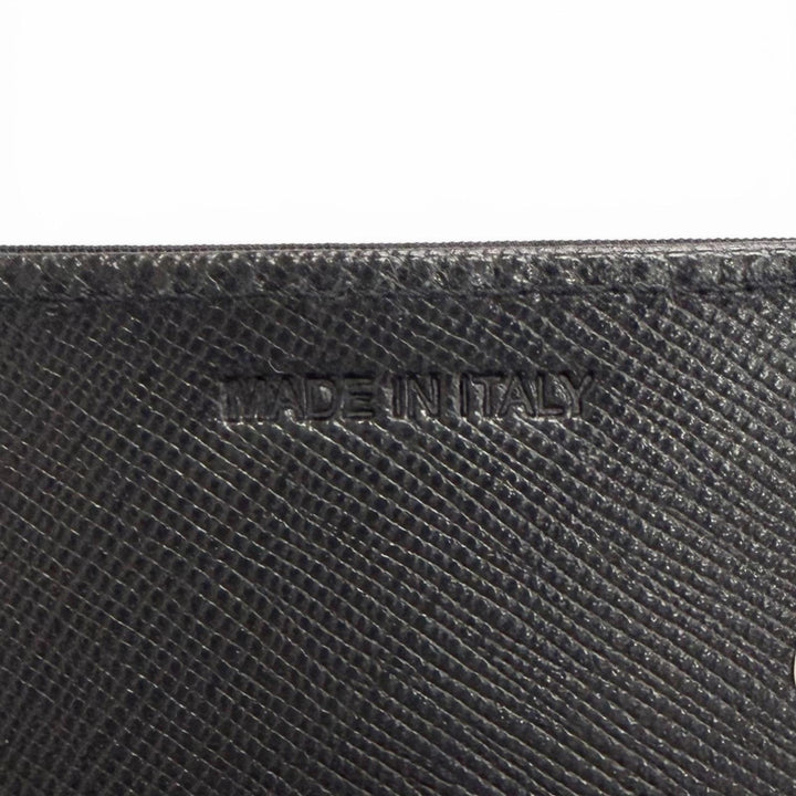 Pristine PRADA Purse Tessuto Nylon Triangle Long Wallet with Logo Bifold Wallet