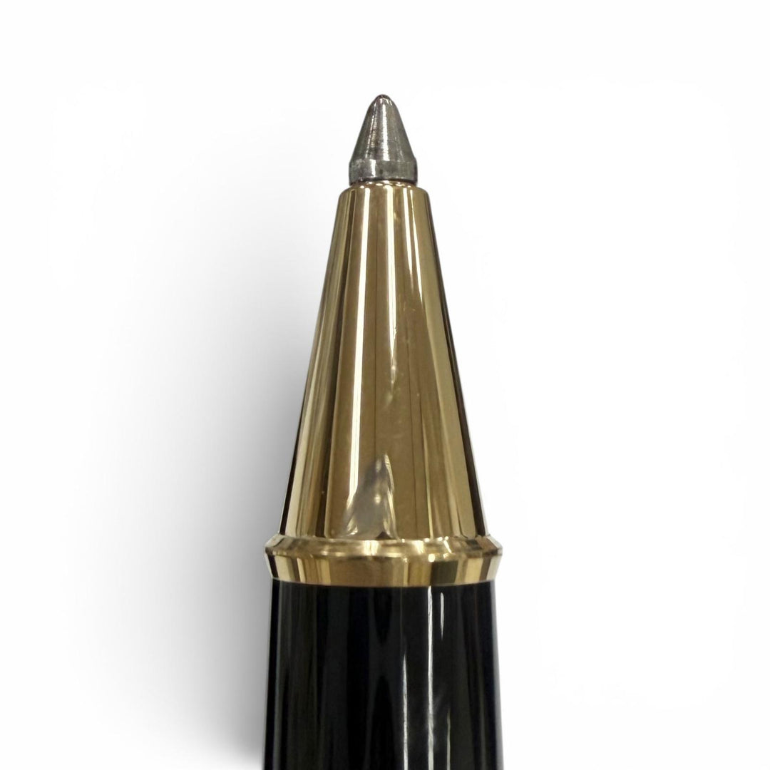 Excellent MONTBLANC Ballpoint pen Meisterstück Solitaire Barley Silver 925 mens