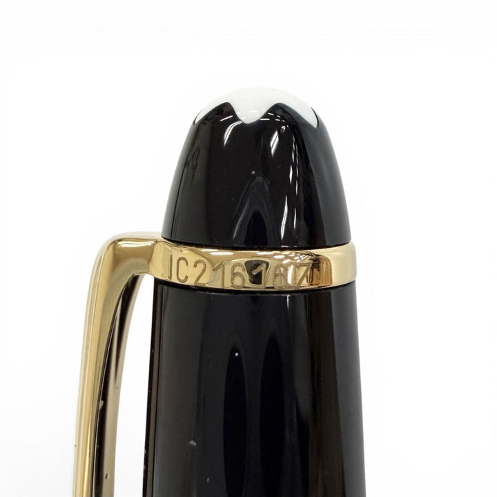 Excellent MONTBLANC fountain pen Meisterstück 4810 White Star black 14K mens