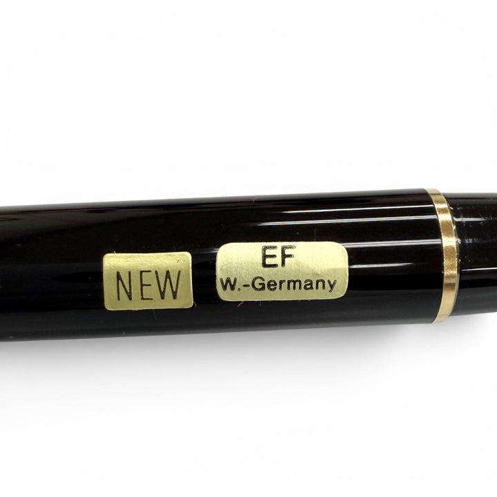 Excellent MONTBLANC fountain pen Meisterstück 4810 White Star black 14K mens