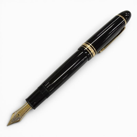 Excellent MONTBLANC fountain pen Meisterstück 149 black 18K mens