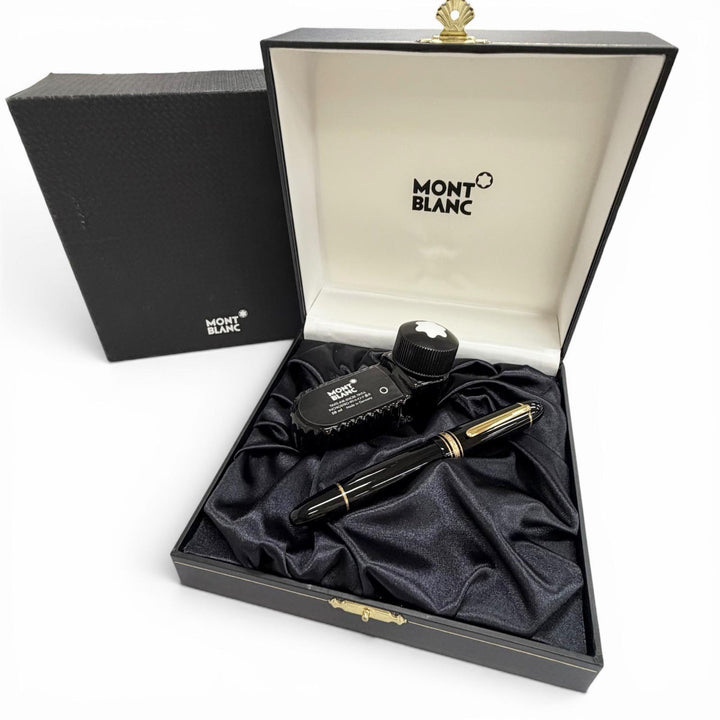 Excellent MONTBLANC fountain pen Meisterstück 149 black 18K mens