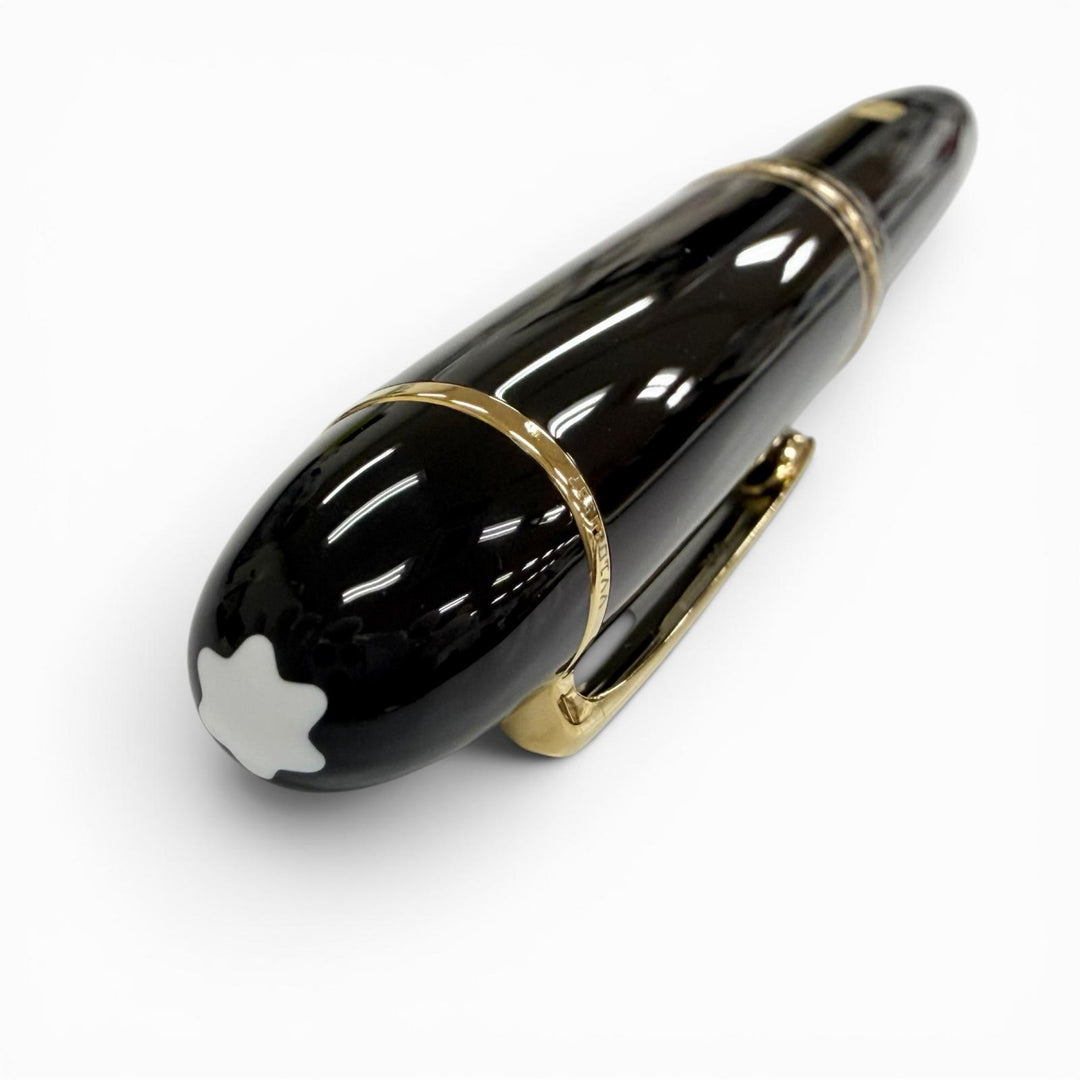Excellent MONTBLANC fountain pen Meisterstück 149 black 18K mens