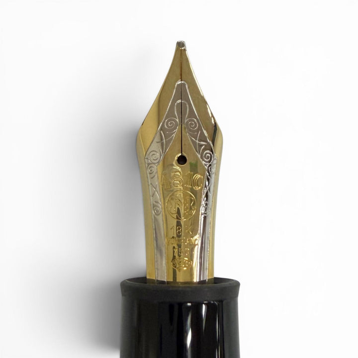 Excellent MONTBLANC fountain pen Meisterstück 149 black 18K mens