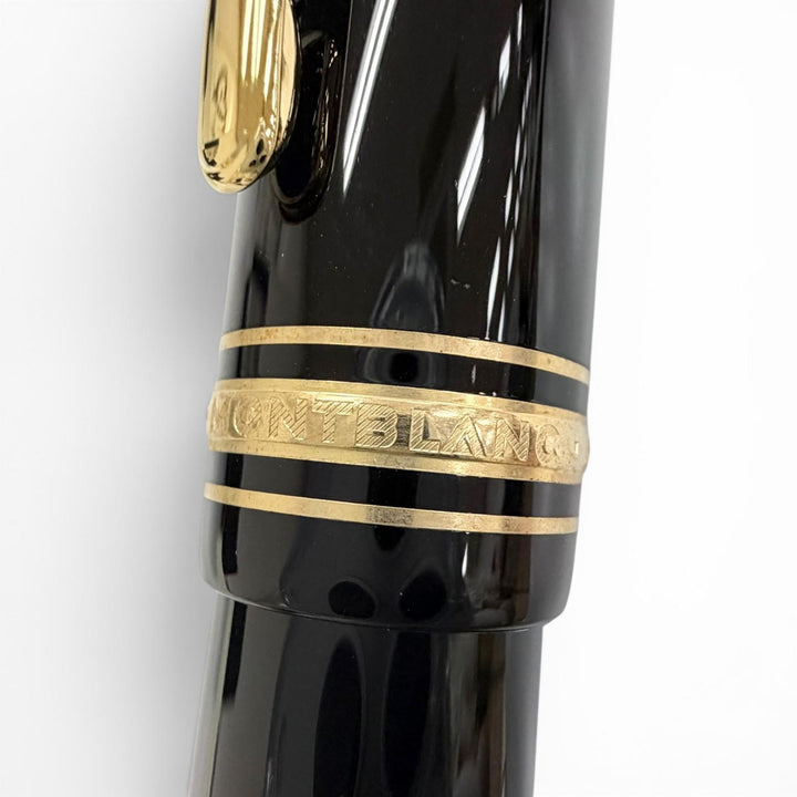 Excellent MONTBLANC fountain pen Meisterstück 149 black 18K mens