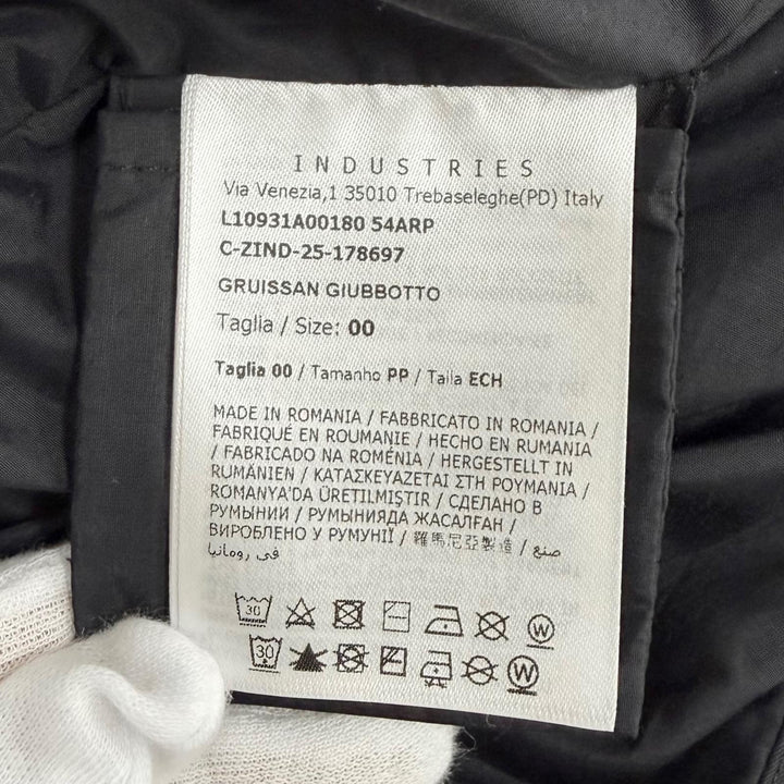 Pristine MONCLER Jacket GRUISSAN black cotton Women 00 L10931A00080