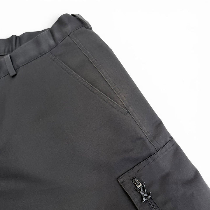 Excellent LOUIS VUITTON cargo pants Technical cotton Damier button LV logo 38
