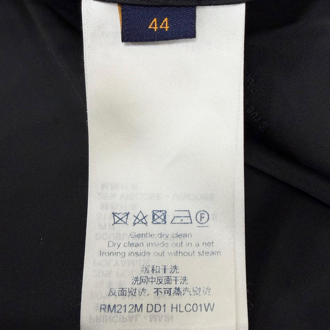 Great LOUIS VUITTON pea coat Embossed logo double-breasted technical wool