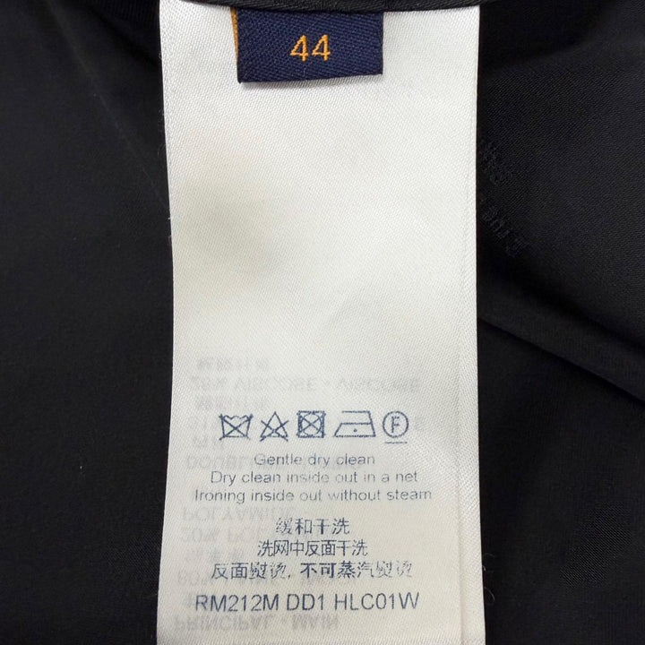 Great LOUIS VUITTON pea coat Embossed logo double-breasted technical wool