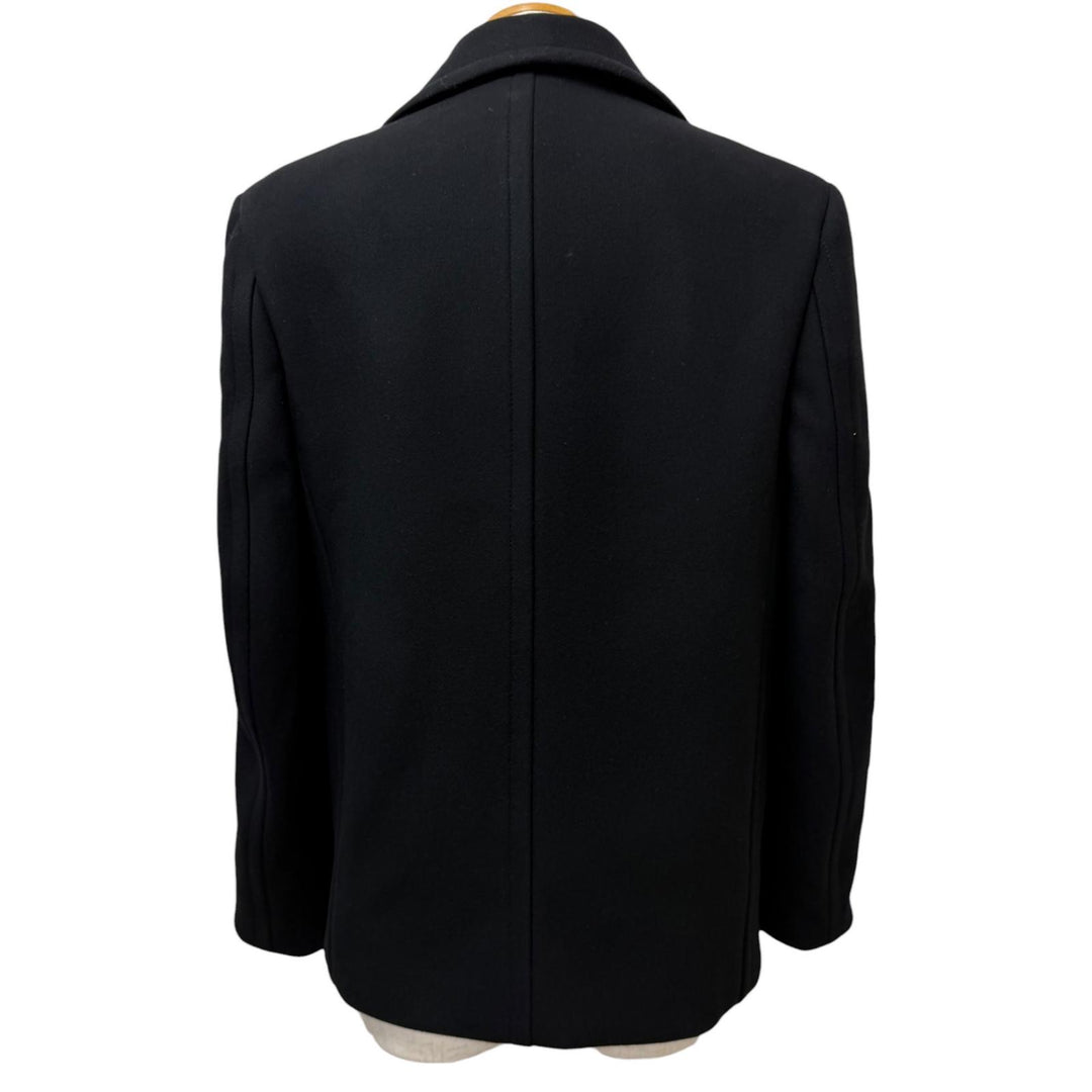 Great LOUIS VUITTON pea coat Embossed logo double-breasted technical wool
