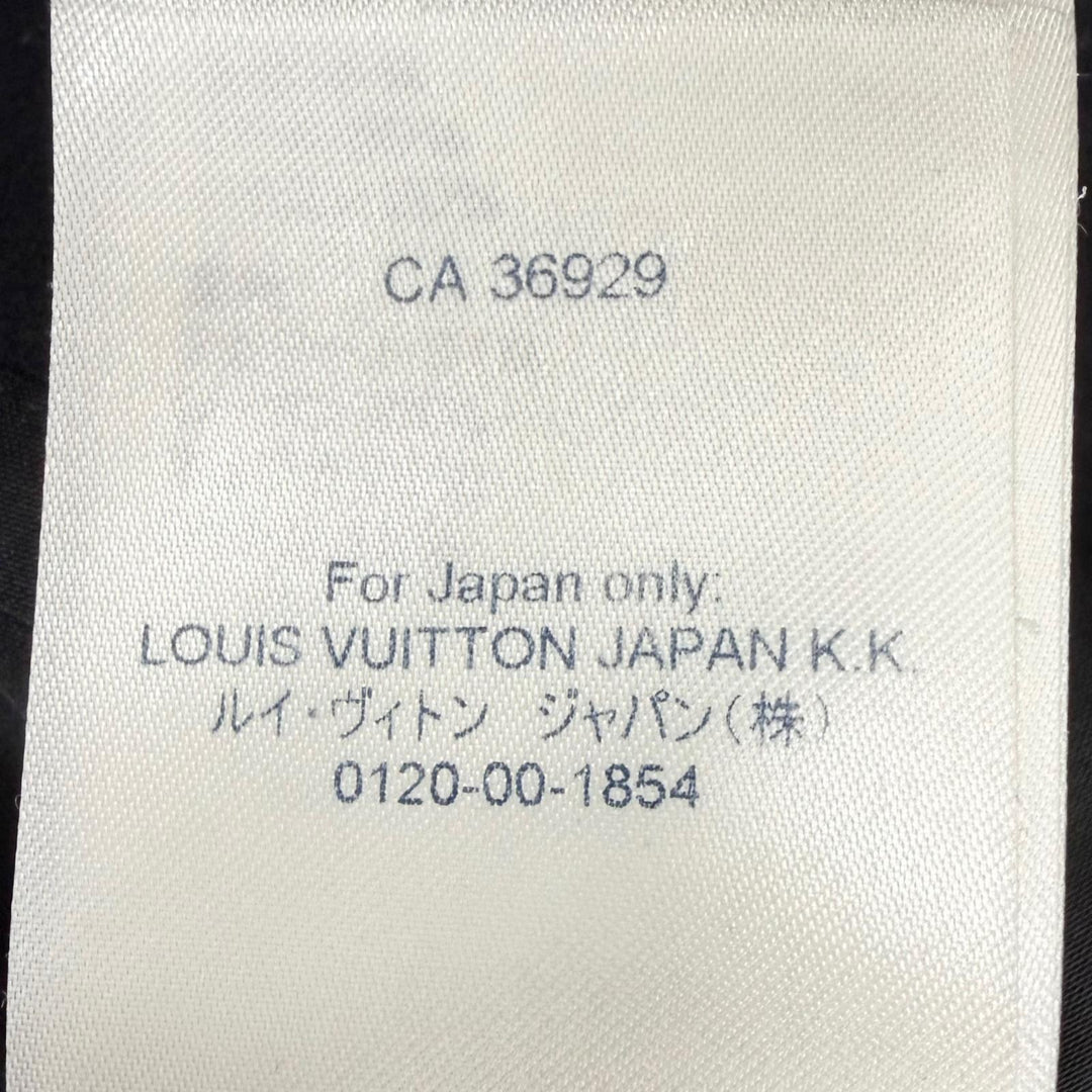 Great LOUIS VUITTON pea coat Embossed logo double-breasted technical wool