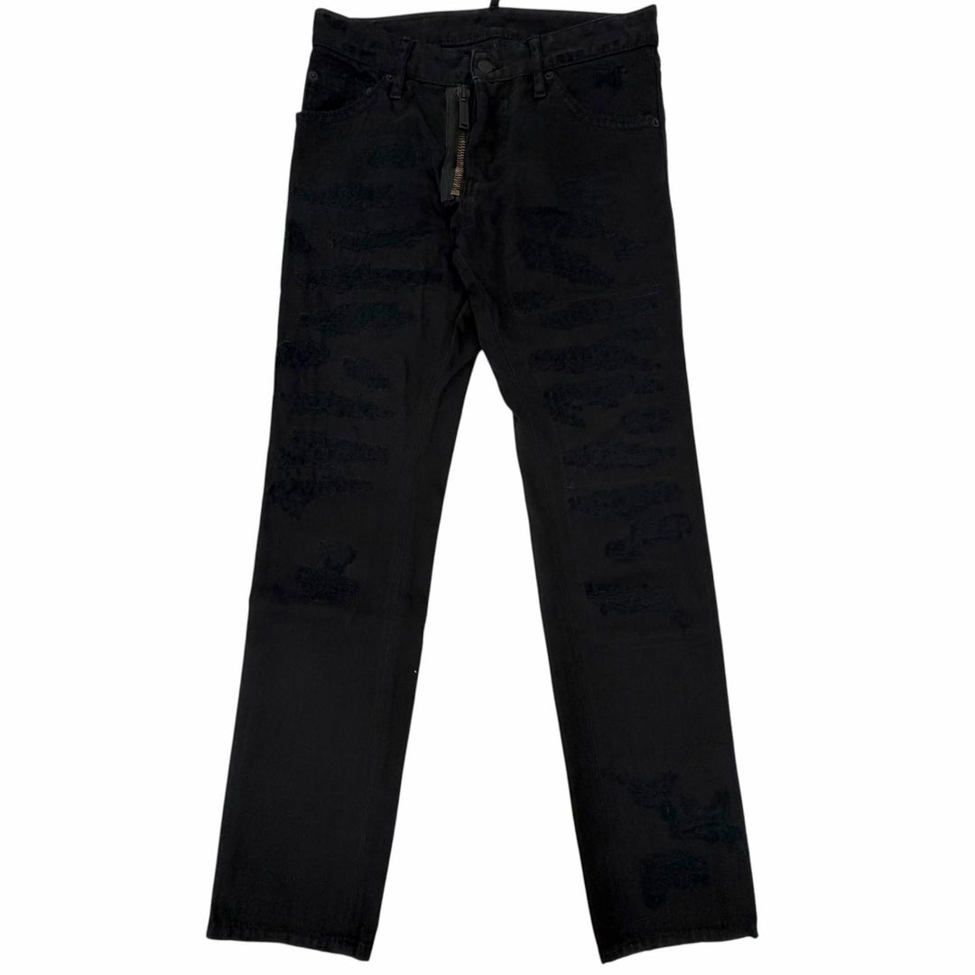 Discounted Great DSQUARED2 Denim pants Cool Guy Jean ICON logo, distressed