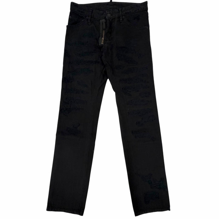 Discounted Great DSQUARED2 Denim pants Cool Guy Jean ICON logo, distressed