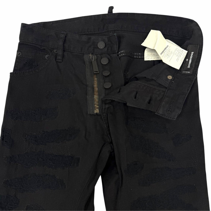 Discounted Great DSQUARED2 Denim pants Cool Guy Jean ICON logo, distressed