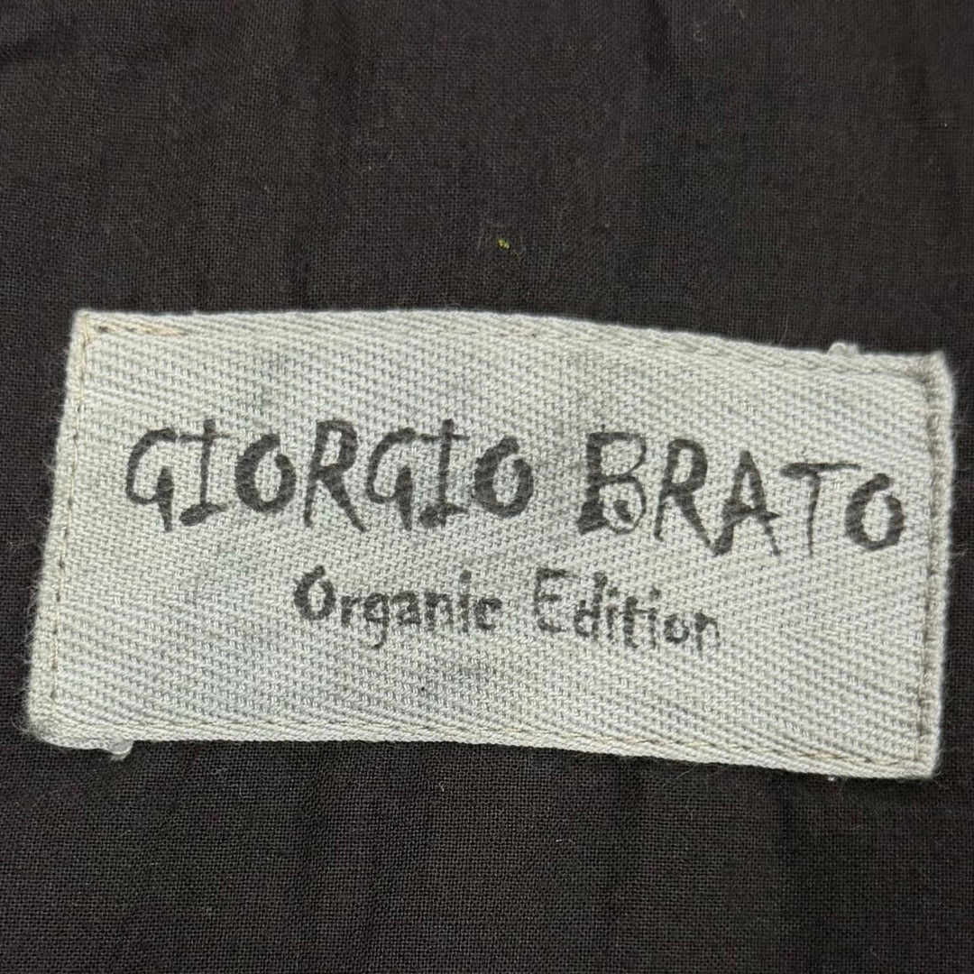 Great GIORGIO BRATO Leather jacket black Sheep leather mens 48 GU18F5655V