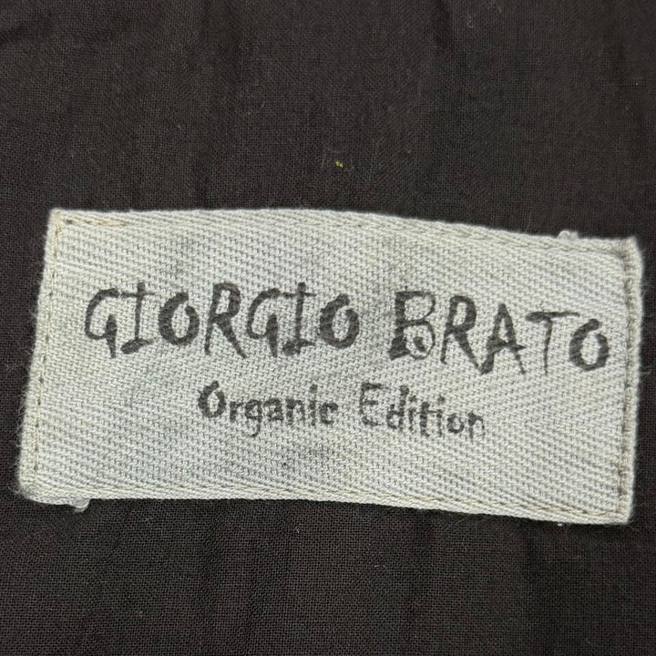 Great GIORGIO BRATO Leather jacket black Sheep leather mens 48 GU18F5655V