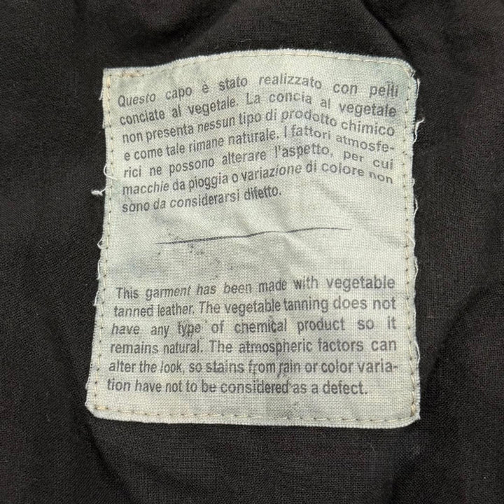 Great GIORGIO BRATO Leather jacket black Sheep leather mens 48 GU18F5655V