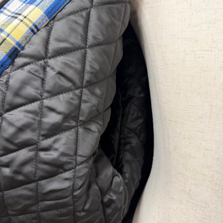 Great PROJECT GR Jacket Check Pattern Flannel Padded blue cotton mens 1