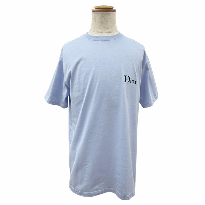 Excellent DIOR Short sleeve T-shirt Relaxed fit, logo embroidered M 683J606A3282