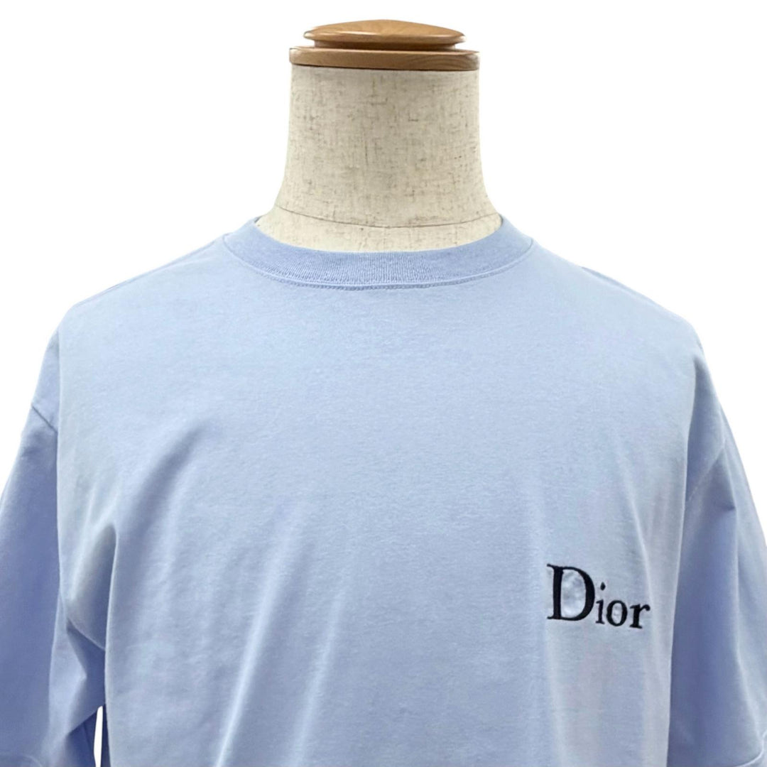 Excellent DIOR Short sleeve T-shirt Relaxed fit, logo embroidered M 683J606A3282