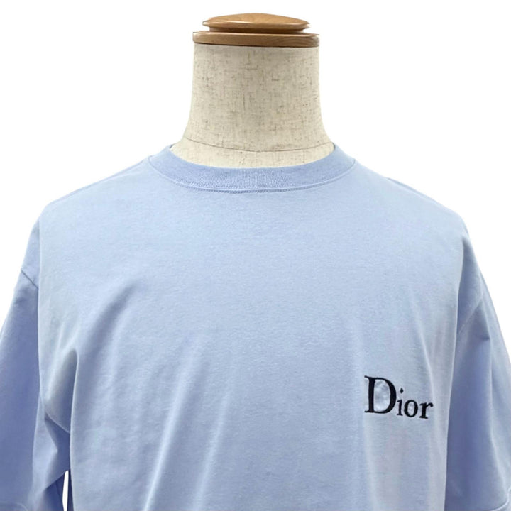 Excellent DIOR Short sleeve T-shirt Relaxed fit, logo embroidered M 683J606A3282