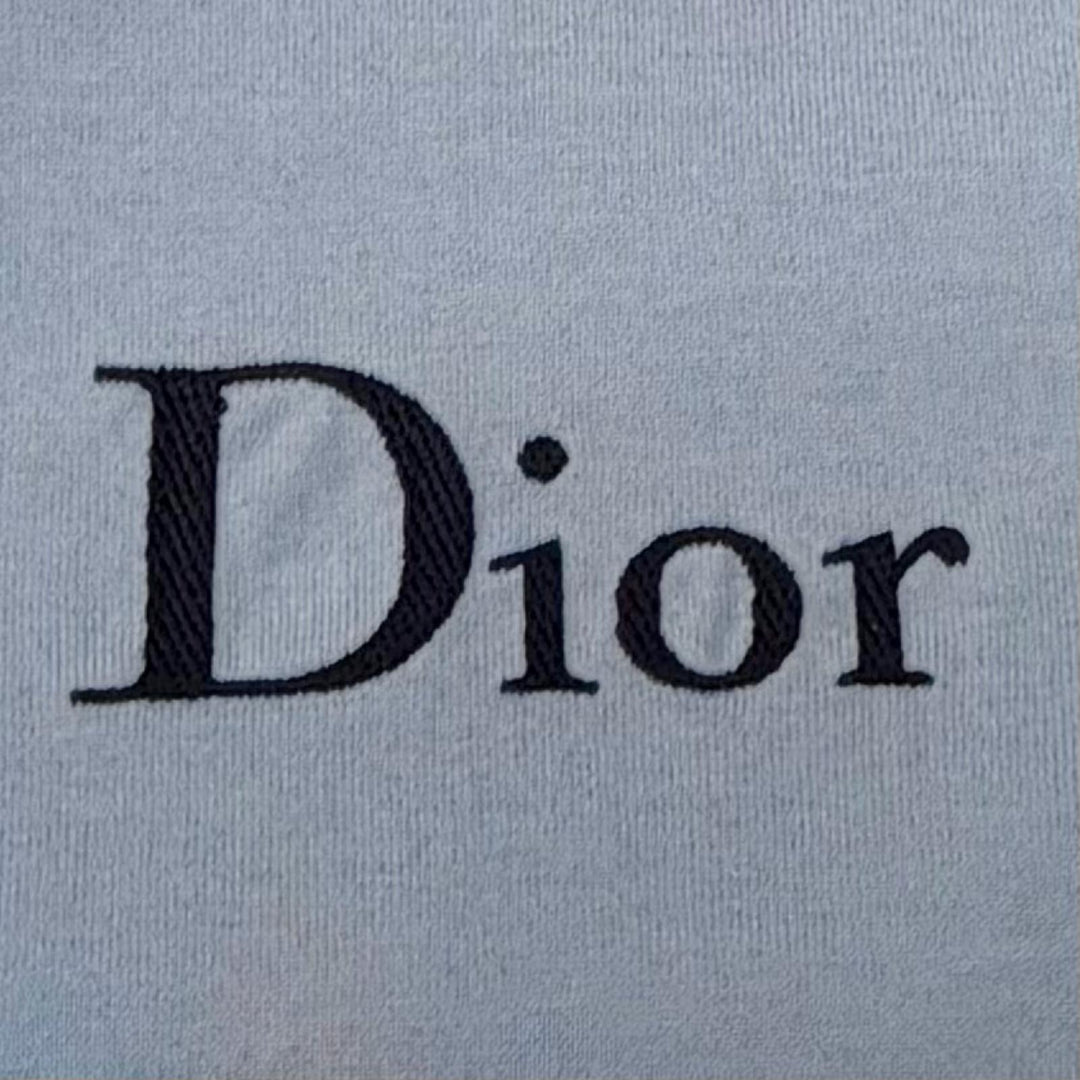 Excellent DIOR Short sleeve T-shirt Relaxed fit, logo embroidered M 683J606A3282