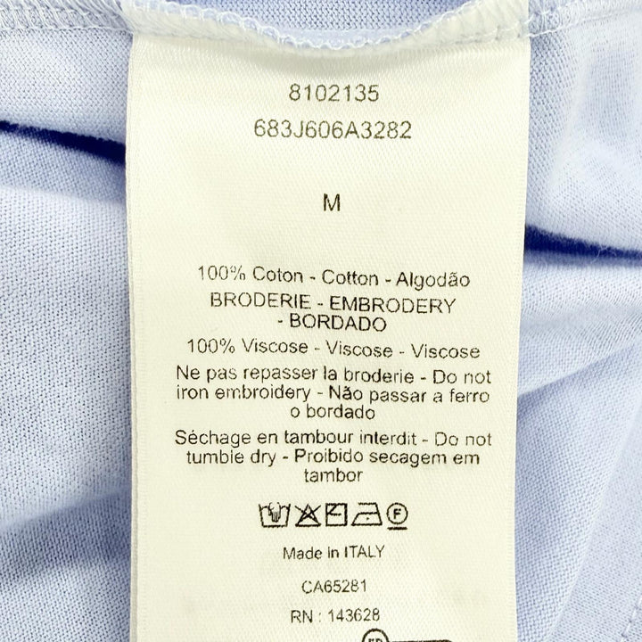 Excellent DIOR Short sleeve T-shirt Relaxed fit, logo embroidered M 683J606A3282