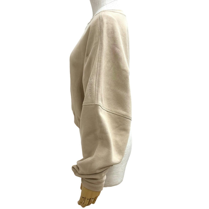 Excellent SAINT LAURENT PARIS sweat beige cotton Women M 770879