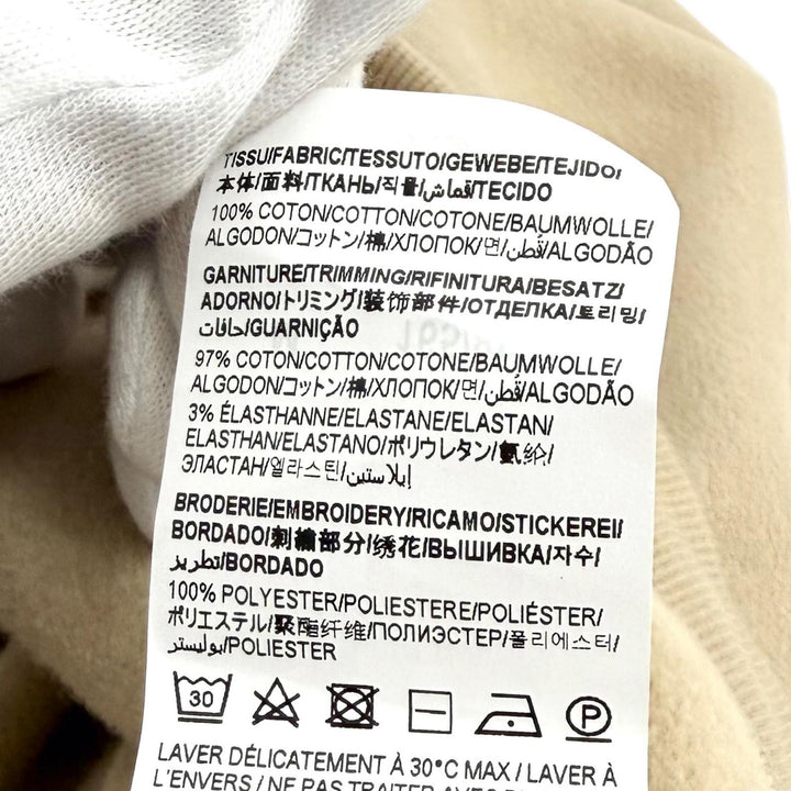 Excellent SAINT LAURENT PARIS sweat beige cotton Women M 770879