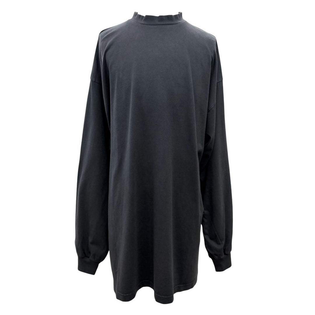Pristine BALENCIAGA Long-sleeved T-shirt Back Label Oversized Long 3 693949