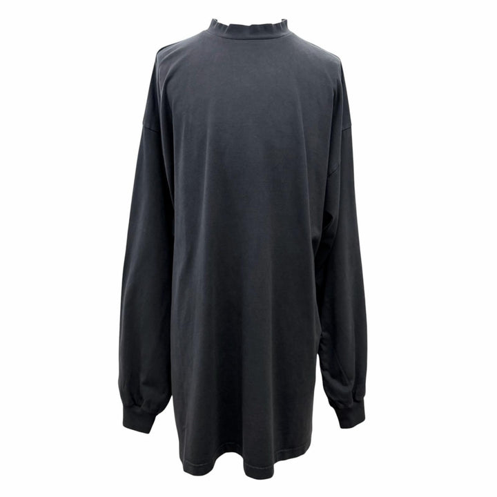 Pristine BALENCIAGA Long-sleeved T-shirt Back Label Oversized Long 3 693949
