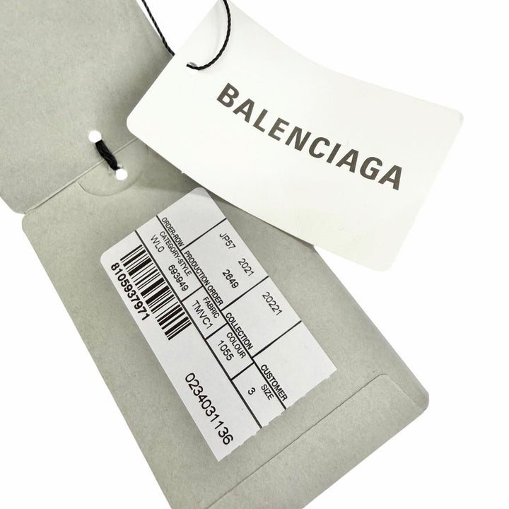 Pristine BALENCIAGA Long-sleeved T-shirt Back Label Oversized Long 3 693949