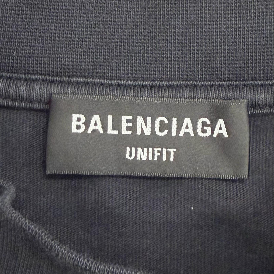 Pristine BALENCIAGA Long-sleeved T-shirt Back Label Oversized Long 3 693949