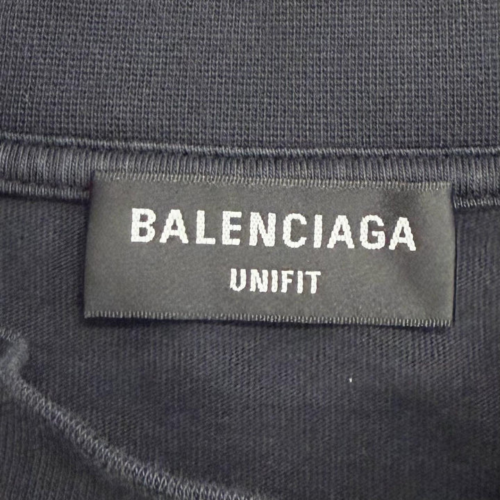 Pristine BALENCIAGA Long-sleeved T-shirt Back Label Oversized Long 3 693949