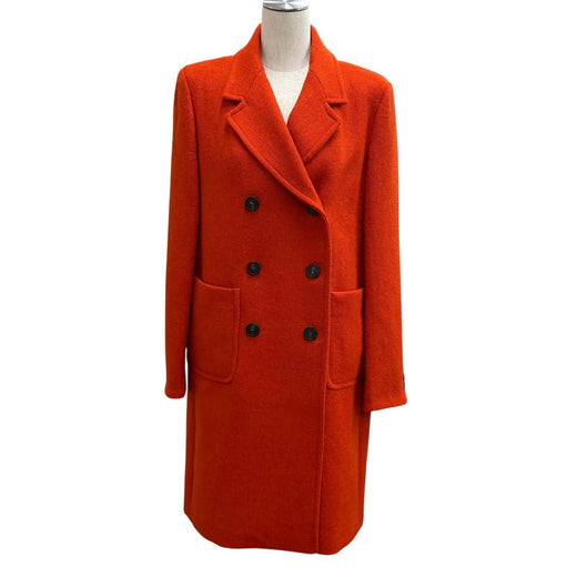 Excellent WEEKEND MaxMara coat Harris Tweed Double-Breasted wool 40 501616136