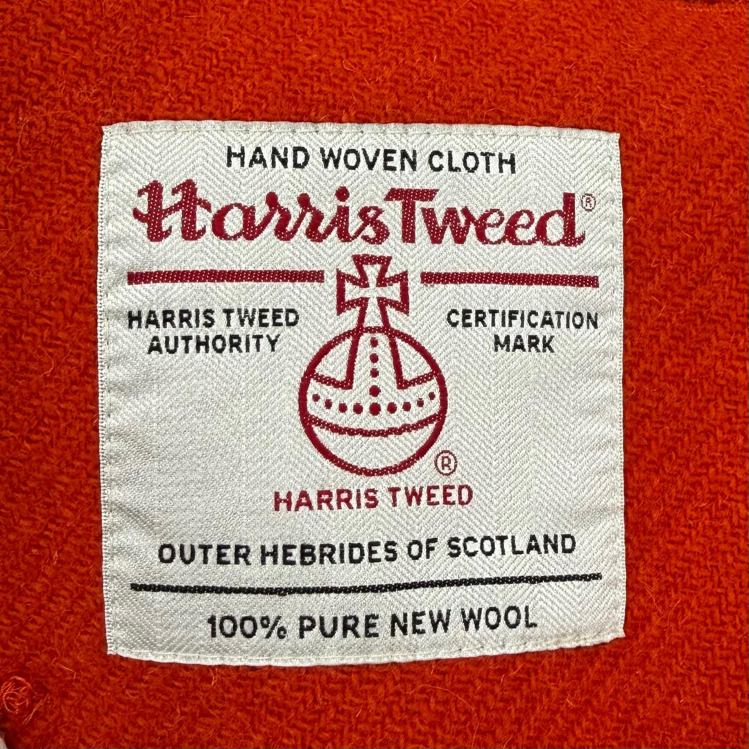 Excellent WEEKEND MaxMara coat Harris Tweed Double-Breasted wool 40 501616136