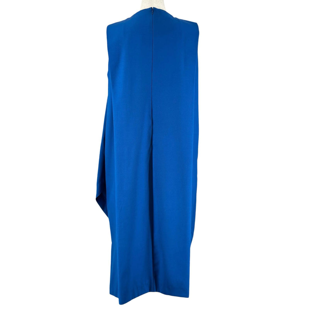 Excellent ENFOLD one piece Sleeveless long blue wool Women 38 300BS333-0410