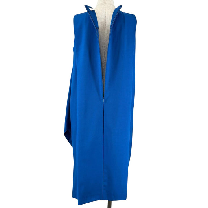 Excellent ENFOLD one piece Sleeveless long blue wool Women 38 300BS333-0410
