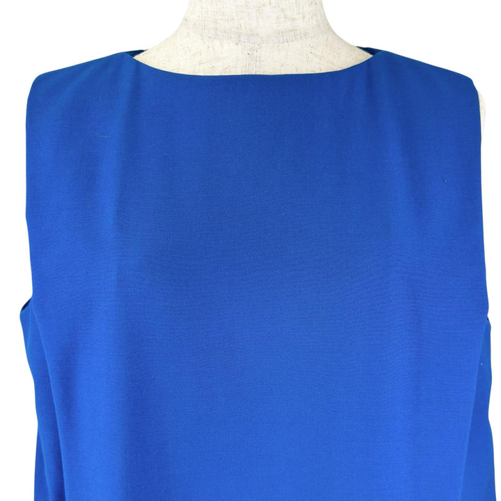 Excellent ENFOLD one piece Sleeveless long blue wool Women 38 300BS333-0410