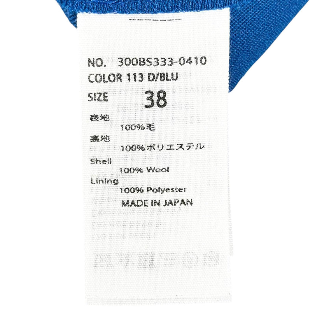 Excellent ENFOLD one piece Sleeveless long blue wool Women 38 300BS333-0410