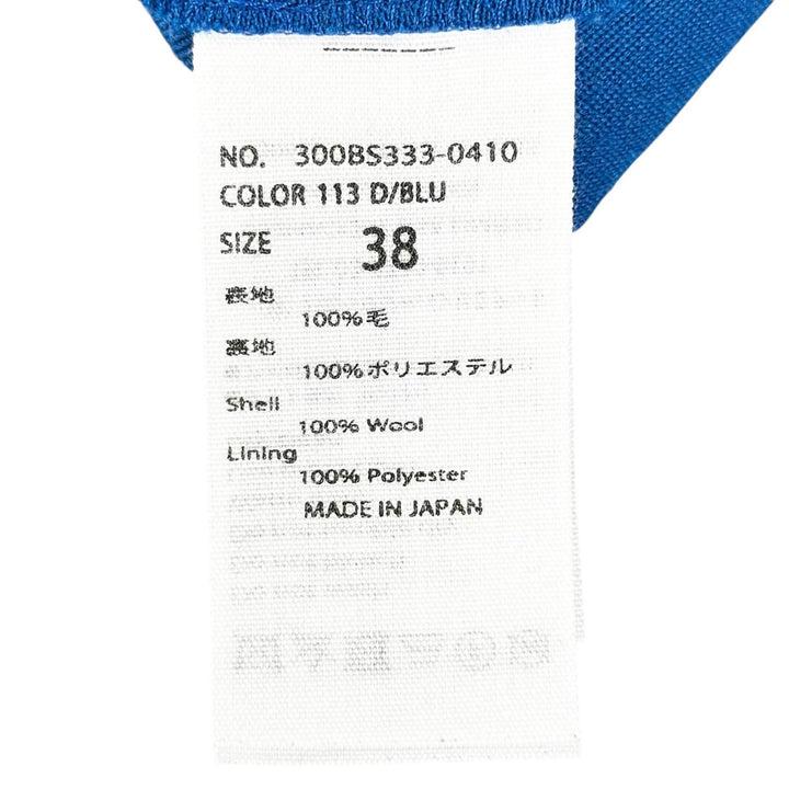 Excellent ENFOLD one piece Sleeveless long blue wool Women 38 300BS333-0410