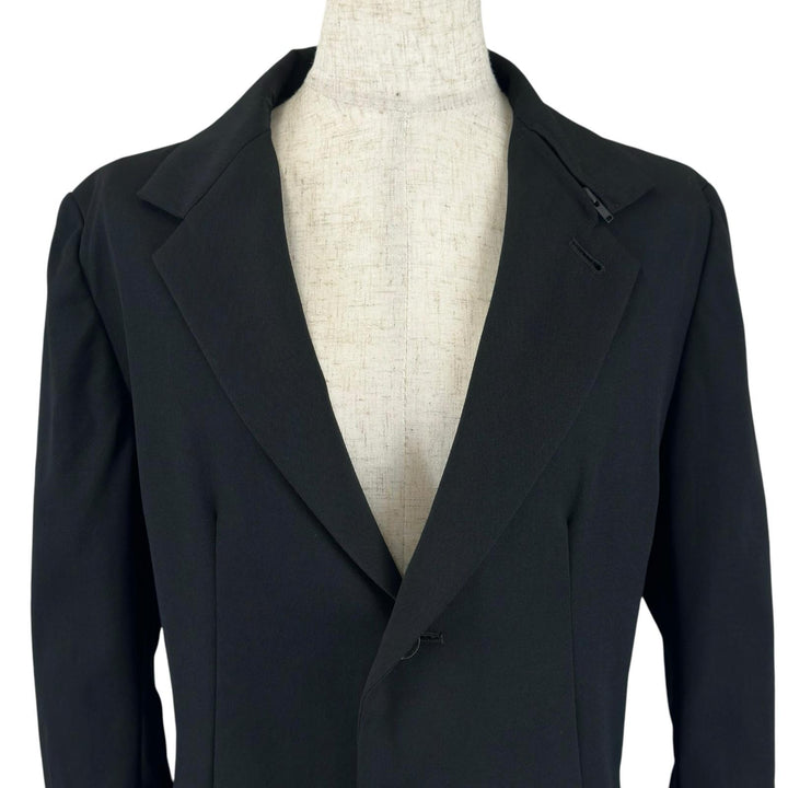 Excellent Y's Jacket Notched lapel single-breasted wool gabardine jacket wool