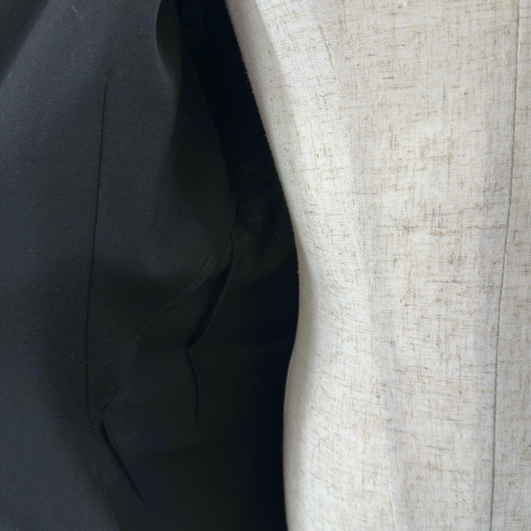 Excellent Y's Jacket Notched lapel single-breasted wool gabardine jacket wool