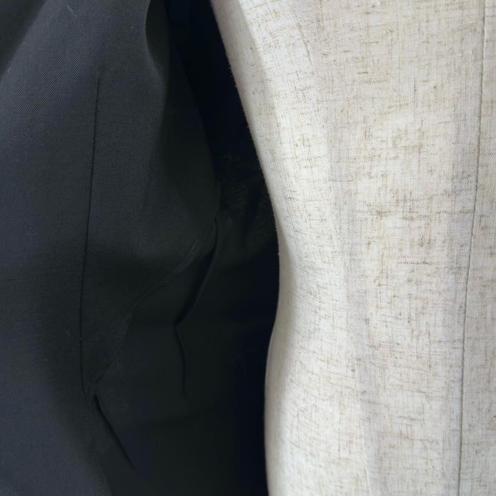 Excellent Y's Jacket Notched lapel single-breasted wool gabardine jacket wool
