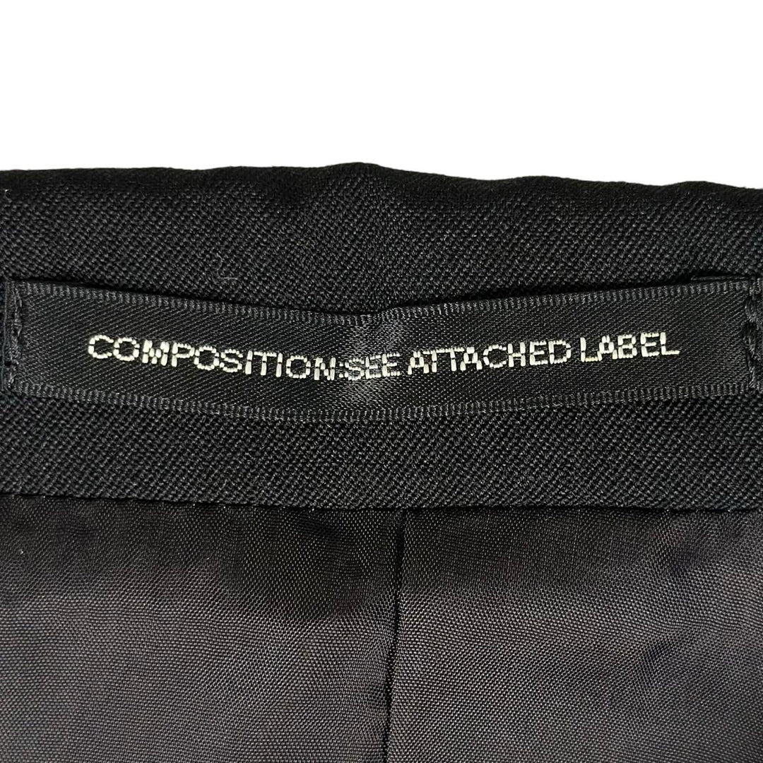 Excellent Y's Jacket Notched lapel single-breasted wool gabardine jacket wool